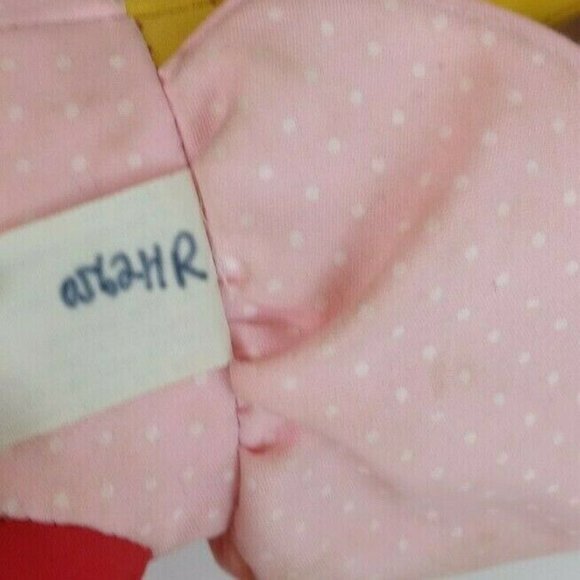 Vintage 1989 Disney Minnie Mouse Learn To Dress 15" Plush With Vinyl Face - Picture 6 of 6